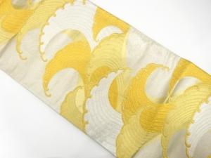 アンティーク　荒波模様織り出し袋帯（材料）